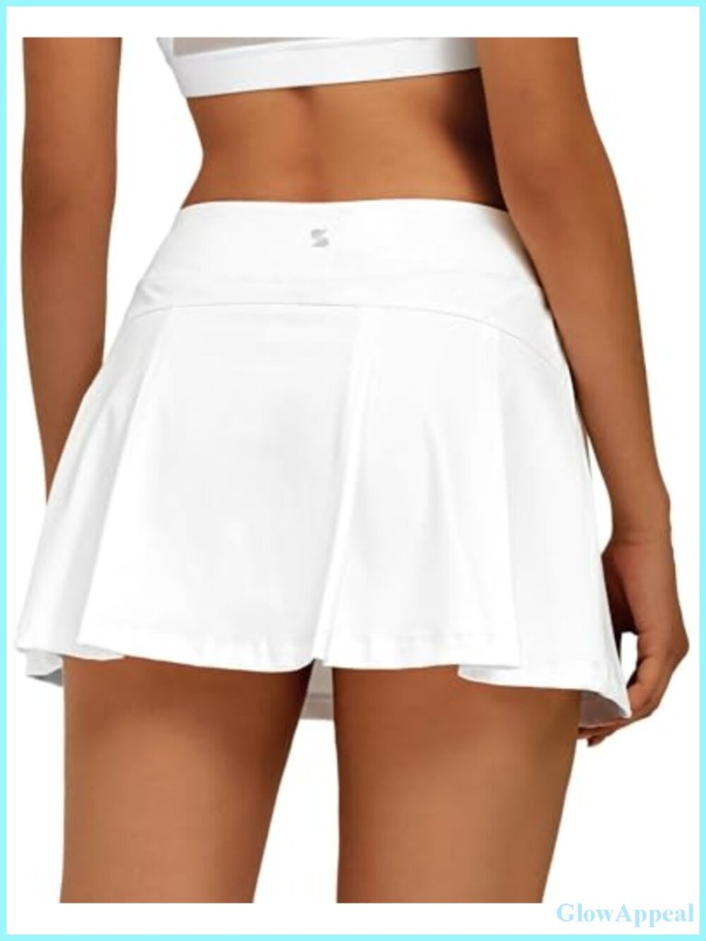 High Waisted Athletic Tennis Skort with Pockets